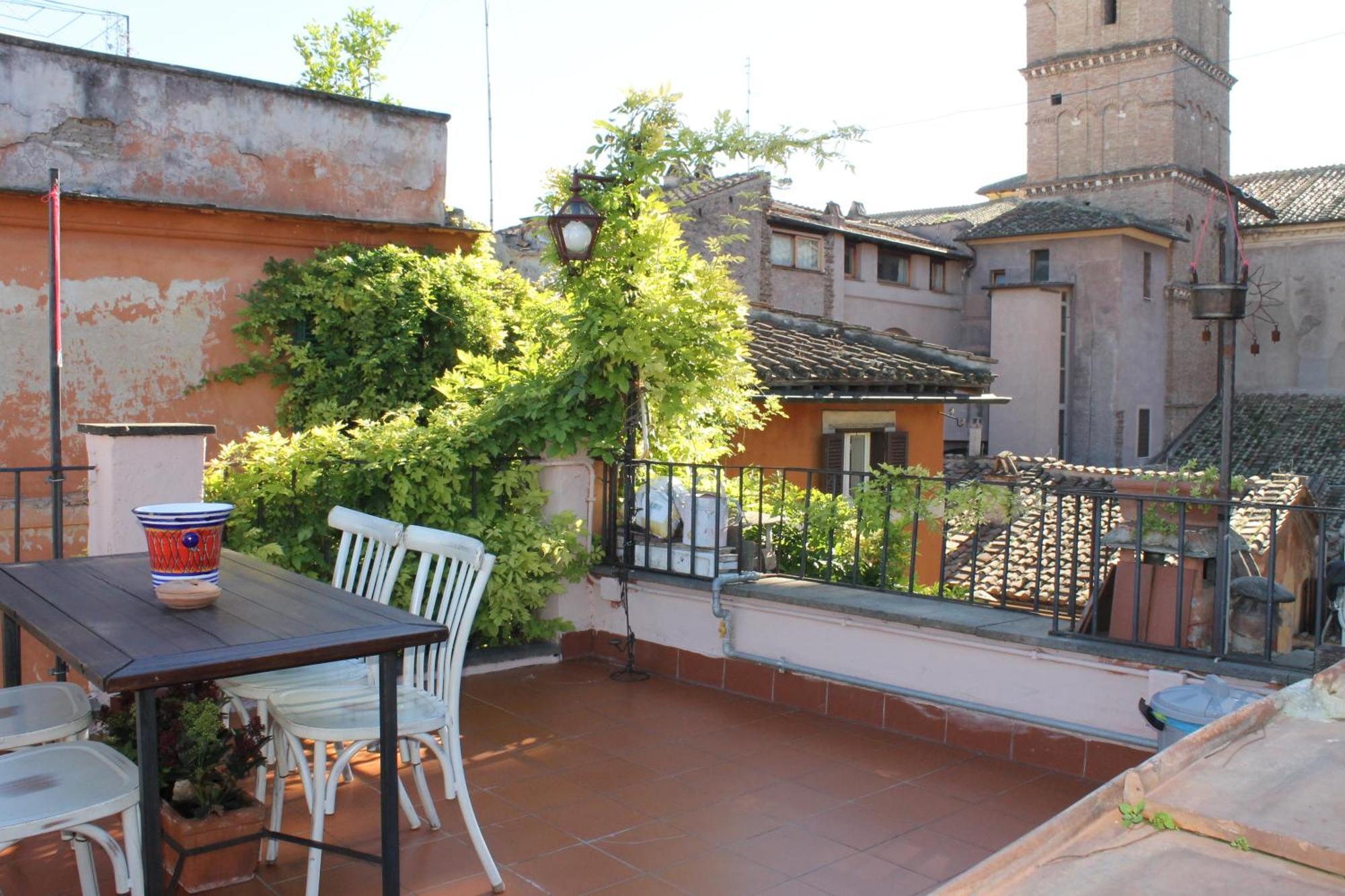 Casa Greco - Attico Con Terrazza, Trastevere Rom Exterior foto